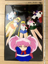 Grupo de anime Sailor Moon Production Cel Moon Marte Mercurio Júpiter Venus Chibiusa