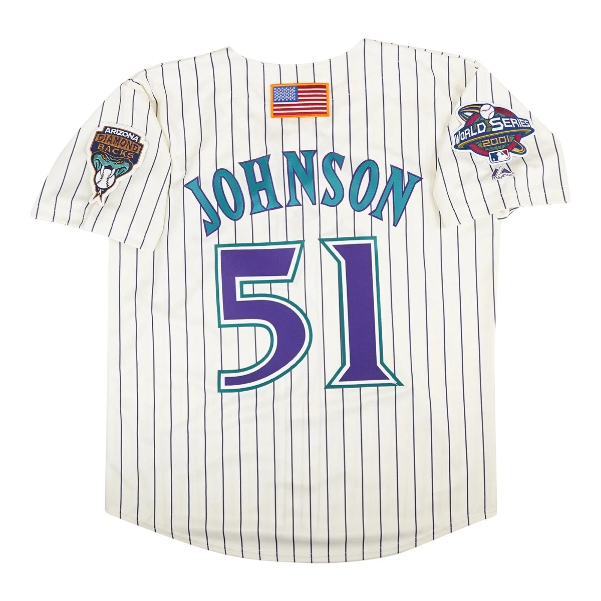 Randy Johnson 2001 Arizona Diamondbacks Alt Home World Series Men's  Jersey