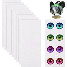 10pcs PVC Mesh Sheets for Crafting Knit Cup Mat Bookmark Tissue box Rectangle