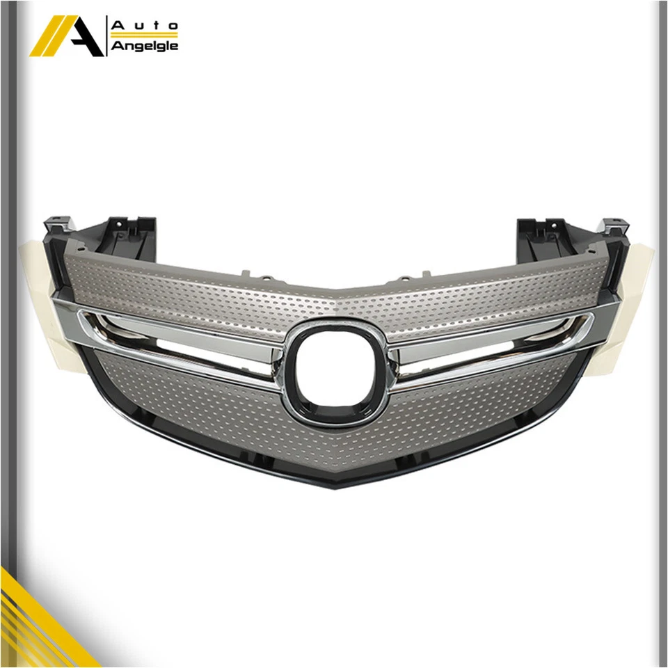 For 2007-2009 Acura MDX Front Upper Grill Assembly Chrome Replace Trim Grille Foto 2 de 4