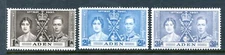 Aden 13-15, MNH, Coronation 1937 Queen Elizabeth & King George VI