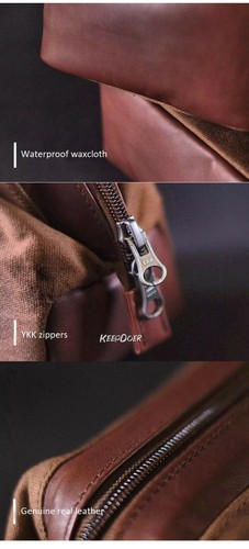 Leather Camera Bag Pouch Insert For Fuji Leica M Sony A7 Nikon Canon Panasonic - Picture 10 of 21