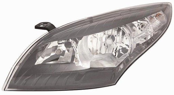 Projektor Renault MéGane Von 2008 Recht H7+H7 Parabel Schwarz-image