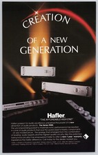 1991 Hafler Series 9000 Amplifier Stereo Hi-Fi Vintage Print Ad
