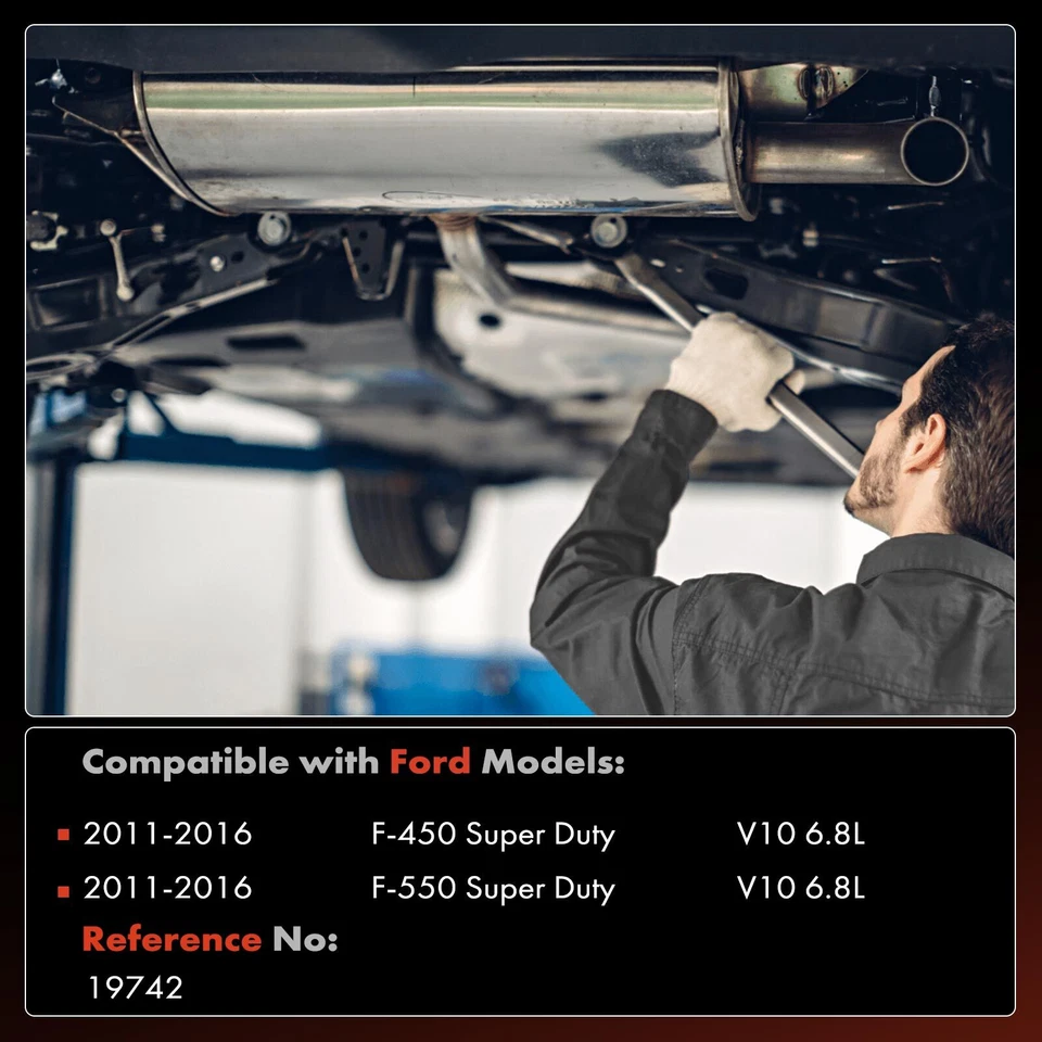 Convertidor catalítico central para Ford F-450 F-550 Super Duty 2011-2016 V10 6,8 L Foto 2 de 4