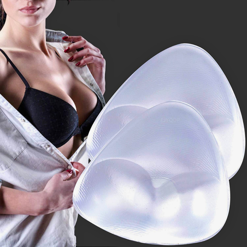 Inserti imbottiti reggiseno in Silicone 32b Push up Lifting pastiglie in Silicon