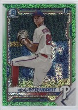 2021 Bowman Draft Chrome Green Sparkle Refractor 41/99 Micah Ottenbreit 2s2