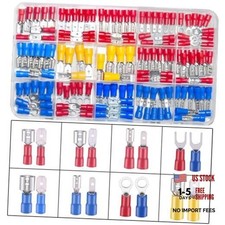 150PCS Crimp Connectors, 2.8mm 4.8mm 6.3mm Male and Female Spade Connector