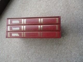 Three slip in photo albums as a boxed set used see description
