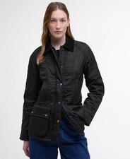 BARBOUR Womens Beadnell Polarquilt Coat black...