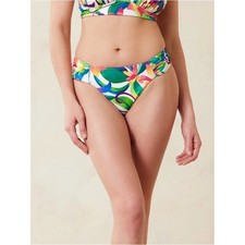 Tommy Bahama Tropical Blooms Reversible Hipster Bikini Bottom Size Large
