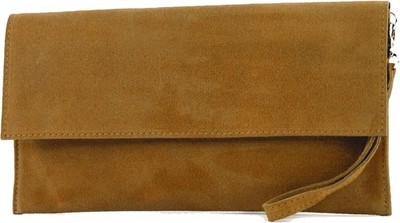 modamoda de T151 Damen Wildleder Rauleder Clutch Umhängetasche Abendtasche 