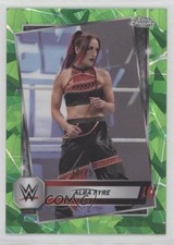 2025 Topps Chrome WWE Sapphire Edition Green 30/75 Alba Fyre #88 01wt