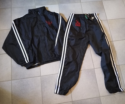 Vintage WWE Track Suit THE ROCK Brahma Bull GYM Trainings Anzug XL USA 2000