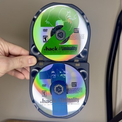 PS2 .Hack infection/mutations bonus anime Liminality  dvd disc