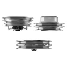 Big Block Chevy Crankshaft Pulley For 396 427 454 Chrome Water Pump 3pc Set