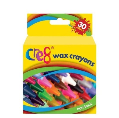 Cre8 Wachsmalstifte - 30 Farben (ungiftig)