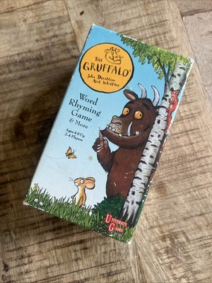 The Gruffalo Rhyming Word Game Card Game University Games Matching Reading Skill