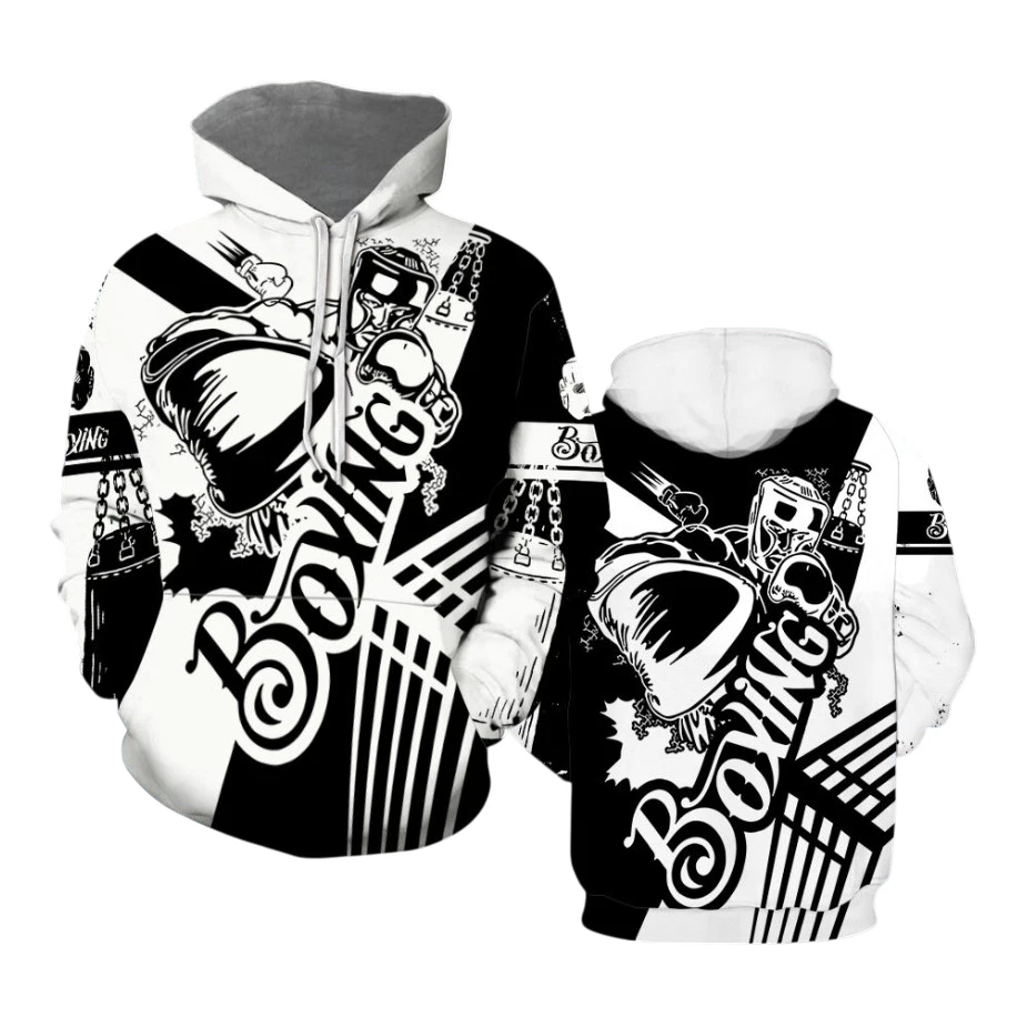 Art Boxing 3D All Over Print Hoodie