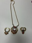 American West luna SS, & brass red coral statement neckkace, 18-21”, EUC — photo 2