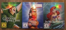 3x Disney Classics Blu-ray mit Pappschuber Glöckner Arielle Bärenbrüder 