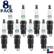 8 Pack Genuine Gm Acdelco Spark Plugs R45ts
