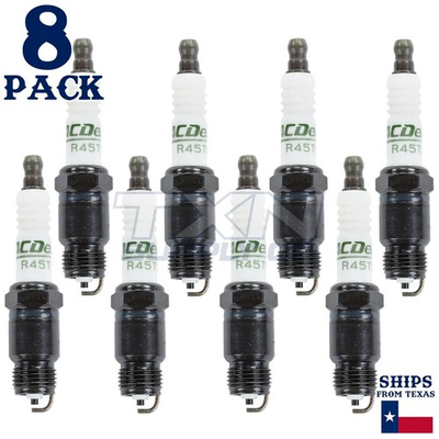 #ad 8 Pack Genuine GM ACDelco Spark Plugs R45TS $31.77