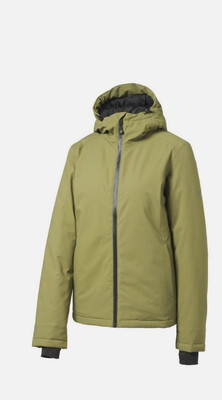 CRIVIT Damen Thermo-Winterjacke, THERMOLITE  EcoMade-Technologie grün S
