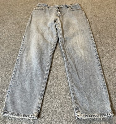 Vtg 80s Calvin Klein Jeans Men s 34/32 USA Made Blue Denim Straight Leg Classic