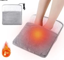 USB Electric Foot Warmer Pad Soft Plush Heating Mat Washable Winter Heater