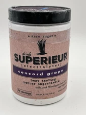 Superieur Electrolytes Plant Based Electrolyte Supplement Concord Grape 70