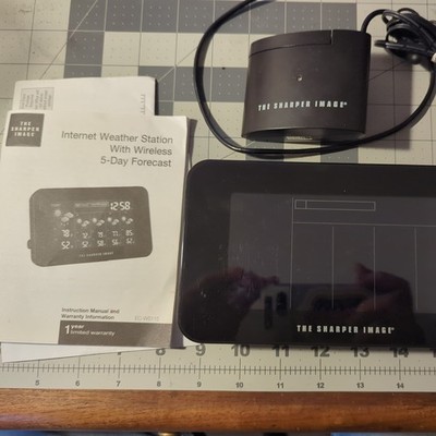The Sharper Image 5 Day Forecast Internet Weather Station EC-WS115