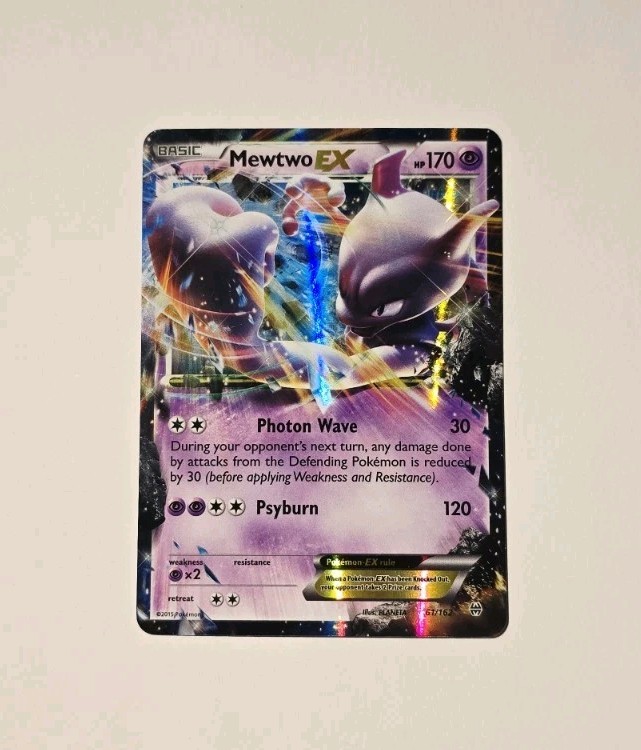 Pokemon Mewtwo EX 61/162 Breakthrough Holo Rare MP