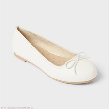 Girls' Diana Slip-On Ballet Flats - Cat  Jack White 13 SEE DEAL  