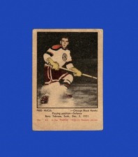 1951-52 Parkhurst Set-Break # 45 Fred Hucul VG-VGEX (crease) *GMCARDS*