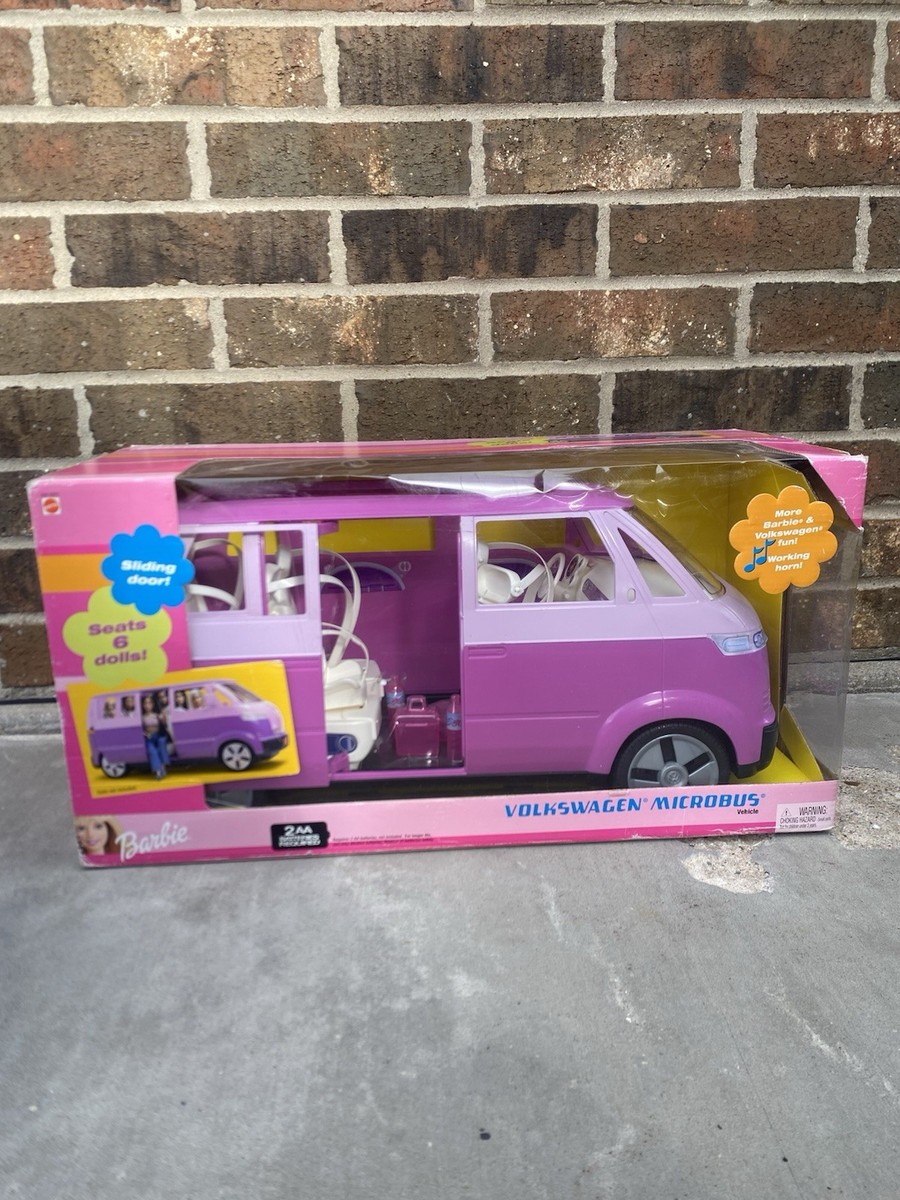 Mattel Barbie Volkswagen Purple Microbus 2002 #56969