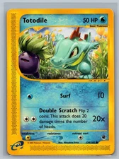 Pokemon TCG Totodile #134/165 Unlimited CCG Expedition