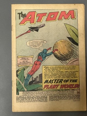 Atom #1 CV 0.3 Coverless Complete DC Comics 1962