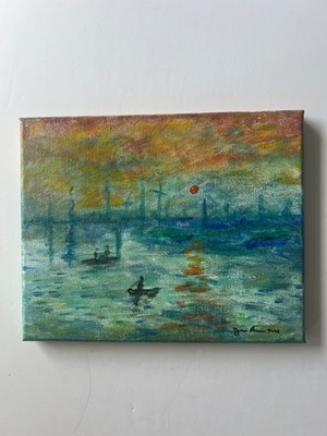 Art by J.A.R. Original painting impression of Monet art