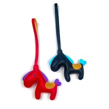 Cute Fashion Charm Leather Animal Cartoon Horse Keychain Car Keyring Bag Pendant