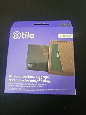 Tile By Life 360 Slim Wallet Finder Bluetooth Tracker and Item Locator Tags NEW