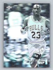 michael jordan holographic basketball card Michael Jordan Custom Color Blast Holographic SP Insert 10 Card Lot main image 0