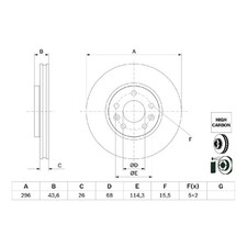 2x Bremsscheibe vorne für Nissan Qashqai 3 J12 Townstar XFK | 26219918