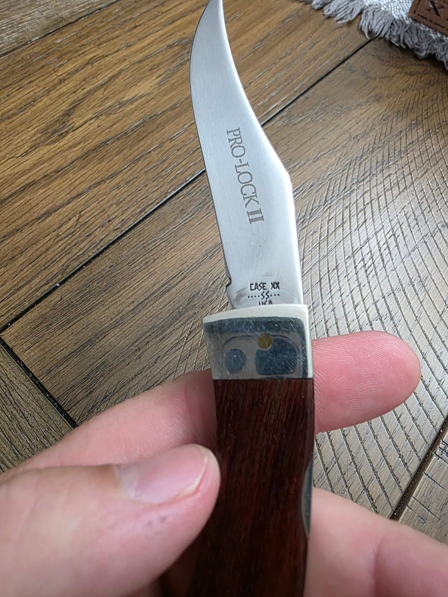 1983 Case XX PRO-LOCK II Rosewood Handle New Grind Blade 7 Dot | eBay