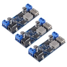 3 Pcs DC 12V 24V to 5V 5A Step Down Buck Converter USB Voltage Regulator Dashcam