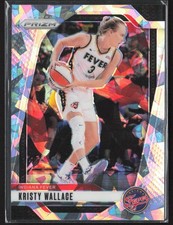 2024 Panini Prizm WNBA #133 Kristy Wallace Ice Prizms Team:  Indiana Fever