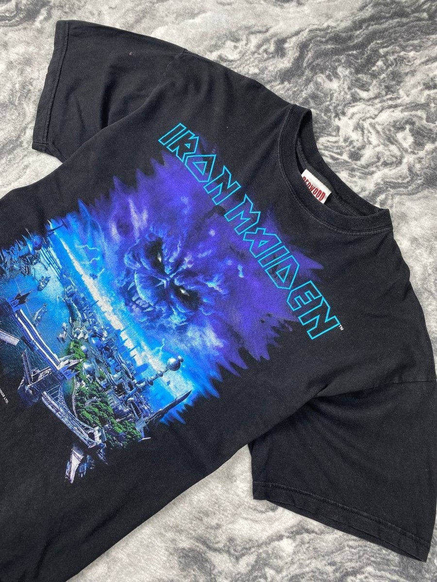 Vintage Iron Maiden T-Shirt 2000 Brave New World Men Size XL Black