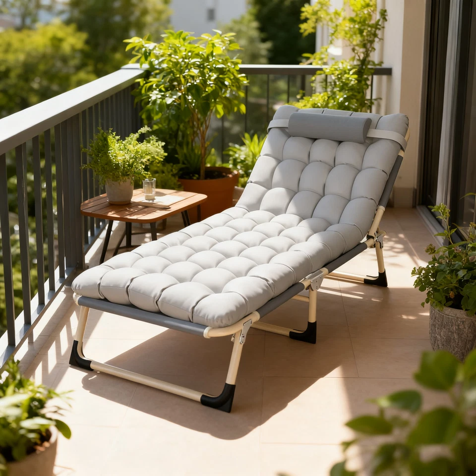 XXL Feldbett bis 200kg Relaxliege Campingbett Campingliege Gästebett Klappbett - Bild 2 von 4