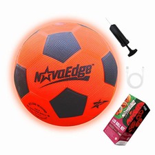 Glow in The Dark Soccer Ball  USB-C Rechargeable LED Light Up Ball  Officia...
