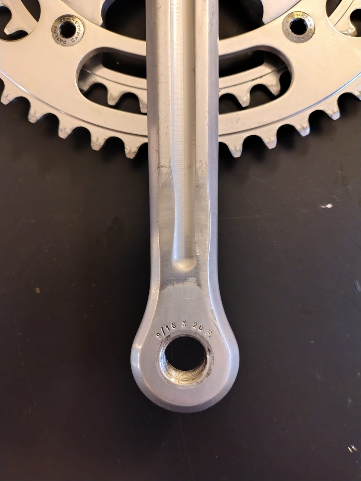 Pedivelle guranitura Campagnolo nuovo record bici da corsa epoca senza data foto 2